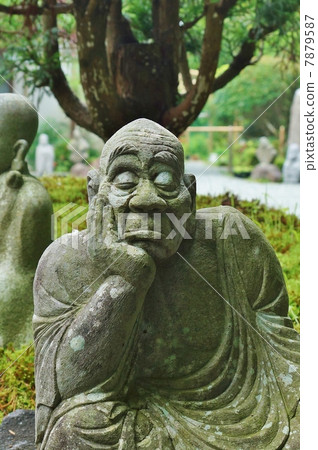 Meditation · Rakan statue of cheeks · front vertical position Meditation · Rakan statue of cheeks · front vertical position 7879587