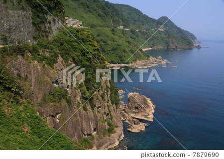 日本海的探戈半島景觀（在蒲郡天文台） 7879690