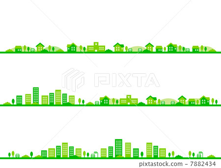 綠色城市和建築群 7882434