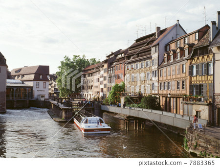 Strasbourg Old Town at dusk Strasbourg Old Town at dusk 7883365