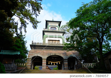 Kanazawa/Oyama Shrine/Shrine [side] 7884057