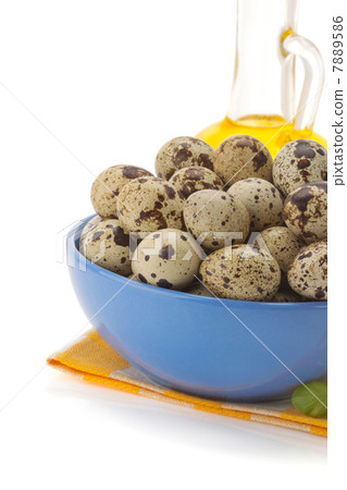 quail egg on white 7889586