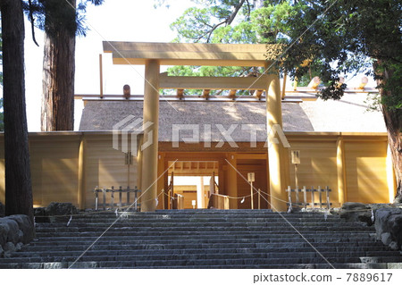 伊勢神宮Shinkinbushi神社白Oshimomura事件新大穀神社 7889617