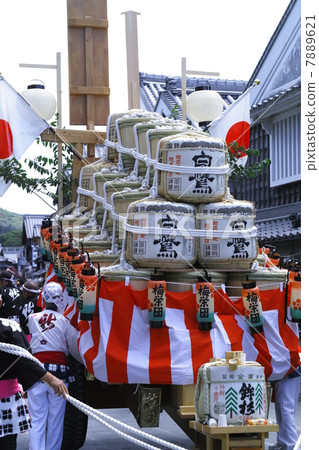 Ise Shrine ceremonial shrine pillow White Ishikari event Okura-cho dedicated car going town 7889621