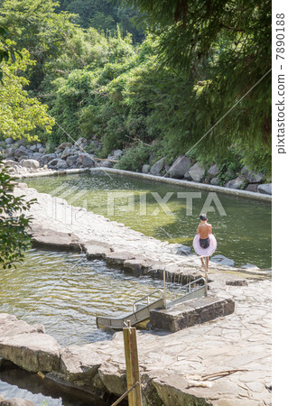 Tsugamikawa river pool Tsugamikawa river pool 7890188