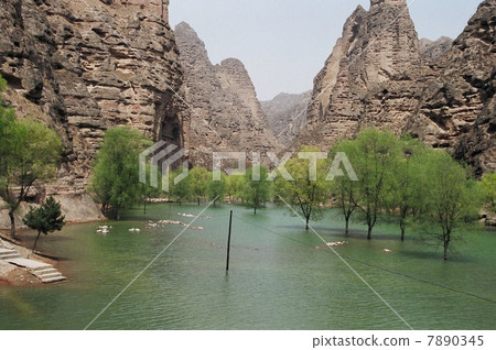 River temple caves River River temple caves River 7890345