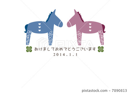 逗人喜愛*馬例證明信片 逗人喜愛*馬例證明信片 7890813