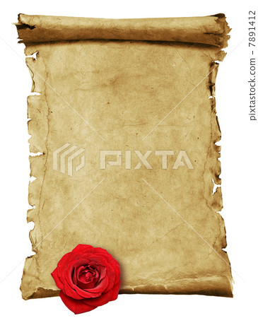 Old paper -scroll 7891412