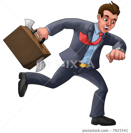 executive in a hurry executive in a hurry 7925541