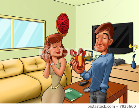 Romance in the living room Romance in the living room 7925660