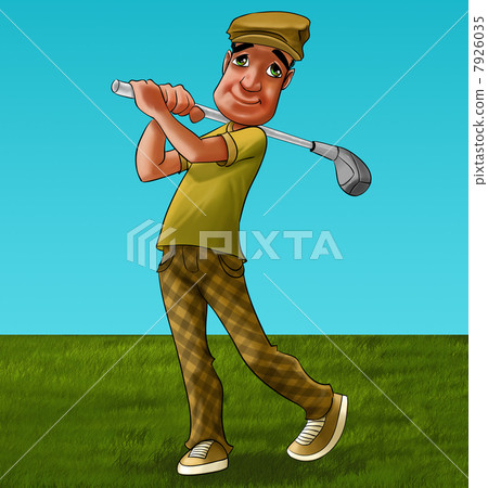 the golf player the golf player 7926035