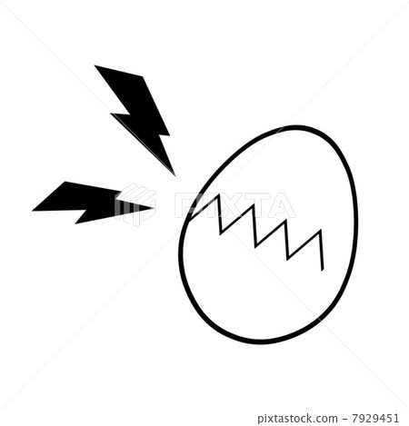 An egg on the verge of being born 7929451