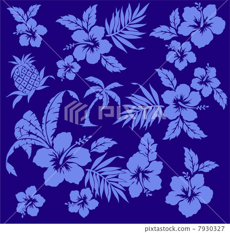 Hibiscus and pineapple 7930327