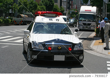 警車駕駛場面 7930817