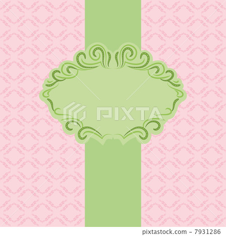 Template frame design for greeting card . Template frame design for greeting card . 7931286