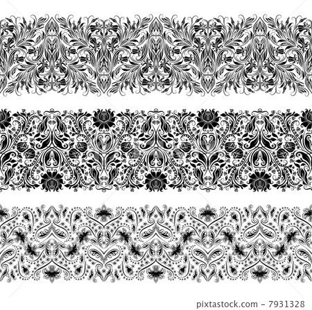 Horizontal elements decoration vector 7931328