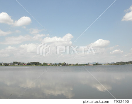 Tamagara marsh and blue sky Tamagara marsh and blue sky 7932490