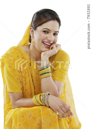 Portrait of a Gujarati woman Portrait of a Gujarati woman 7932891