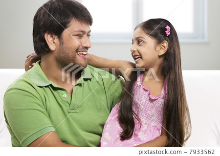 Father and daughter enjoying Father and daughter enjoying 7933562