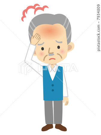 老年男性發燒 老年男性發燒 7934809