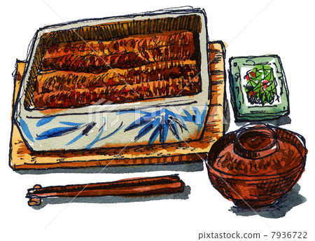 conger eel bento, set meal, daily special 7936722