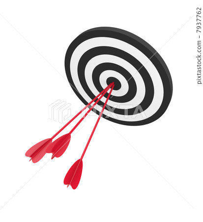Target with three arrow Target with three arrow 7937762