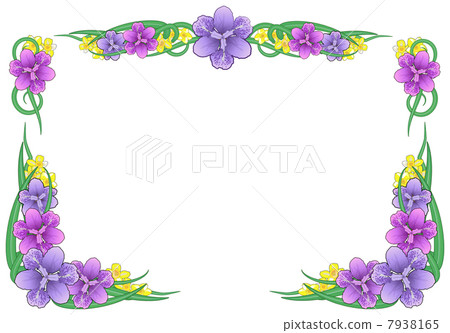 Flower frame / irises 7938165