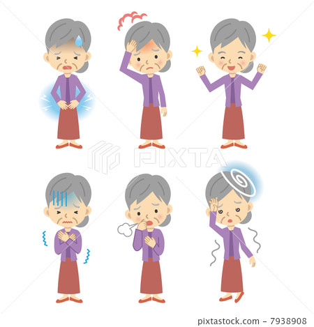 Senior women's medical condition set Senior women's medical condition set 7938908