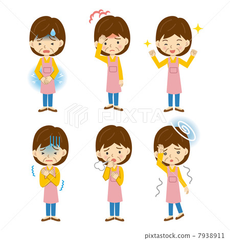 Housewife's medical condition set Housewife's medical condition set 7938911