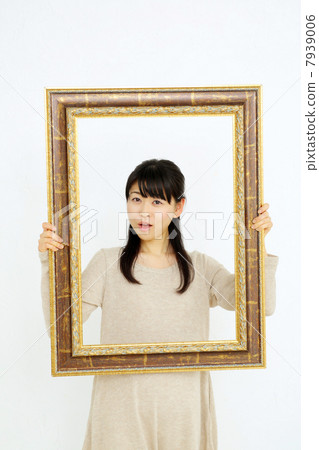 有畫框的女孩 7939006