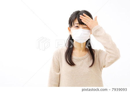 A woman with a mask A woman with a mask 7939093
