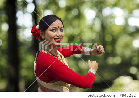 Portrait of a Bihu dancer 7941252