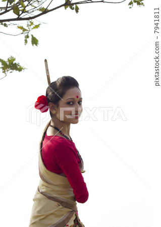 Portrait of a Bihu dancer 7941811
