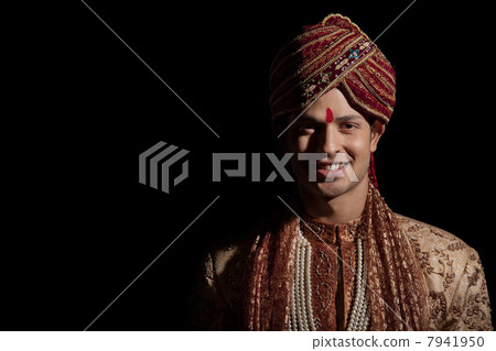 Portrait of a Gujarati groom Portrait of a Gujarati groom 7941950