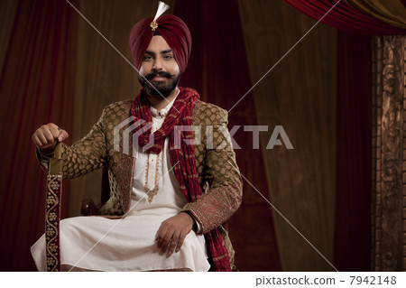 Portrait of charming man smiling Portrait of charming man smiling 7942148