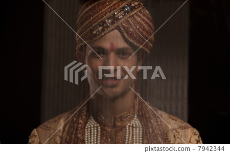 Portrait of a Gujarati groom 7942344