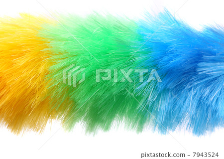 triped brush for cleaning the dust close-up 7943524