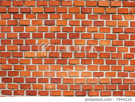 Wall of red bricks 7944220