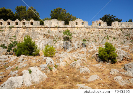 Citadel Fortezza in city of Rethymno, Crete, Greece 7945395