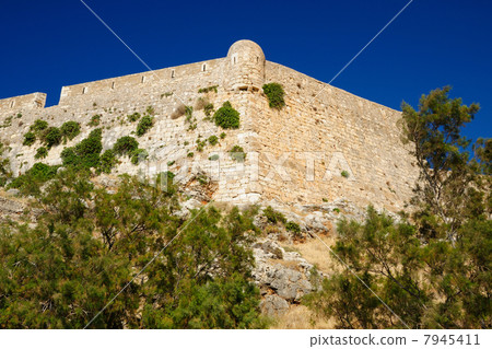 Fortress Fortezza in city of Rethymno, Crete, Greece 7945411