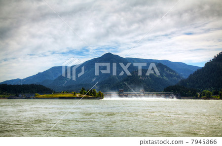 Spillway of Bonneville Dam Spillway of Bonneville Dam 7945866