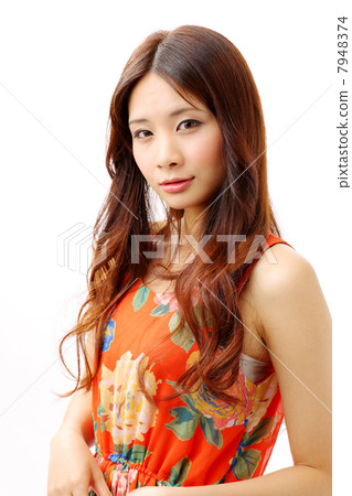 女性的頭髮女性 7948374