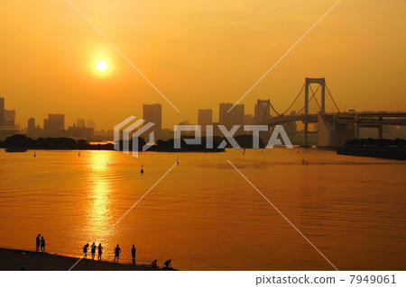 August Sky and sunset 68 Odaiba 7949061