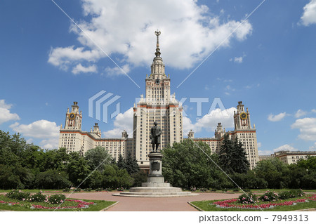 Lomonosov Moscow State University, main building, Russia 7949313
