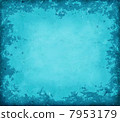Blue grunge border 7953179