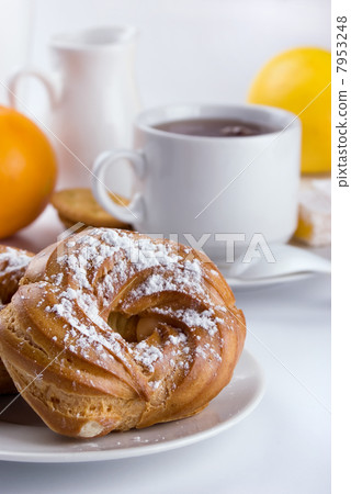 Breakfast with donuts 7953248