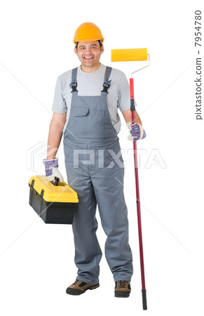 Home repair man isolated Home repair man isolated 7954780