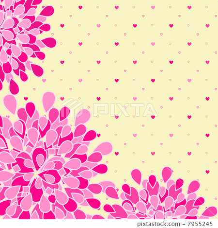 Pink Flower Greeting Card Pink Flower Greeting Card 7955245