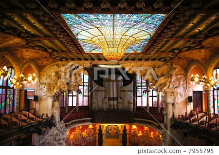 Catalunya, Catalonia, Spain, Barcelona, Europe, architecture, Gaudi, decoration, sightseeing, love, sightseeing spot, indoor, building, light, design, illustration, symmetry, colorful Catalunya, Catalonia, Spain, Barcelona, Europe, architecture, Gaudi, decoration, sightseeing, love, sightseeing spot, indoor, building, light, design, illustration, symmetry, colorful 7955795