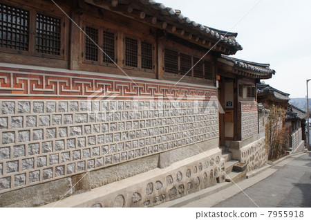 韓國首爾北村花屋村 韓國首爾北村花屋村 7955918